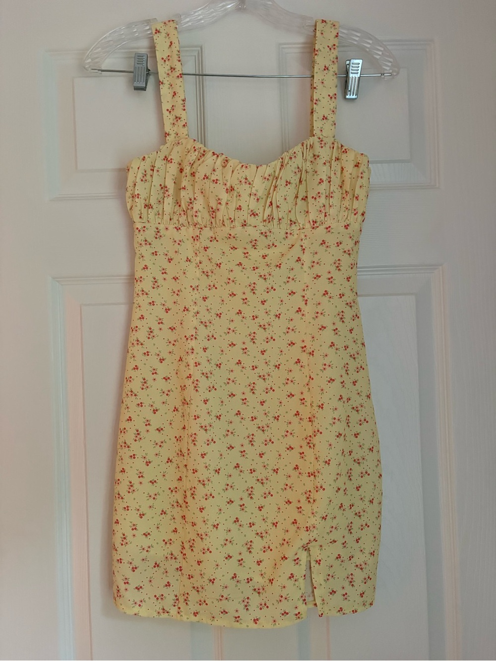 Princess Polly Yellow Freya Mini Dress